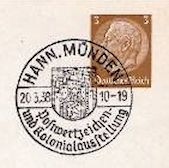 Hannoversch M�nden Poststempel a